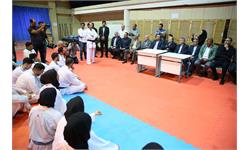 بازدید مسوولان ورزش کشور از اردو تیم های ملی کاراته، دوومیدانی و تکواندو 6