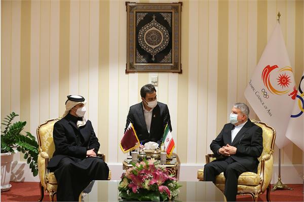 دیدار ریاست کمیته ملی المپیک با هیئت ورزشی کشور قطر 18