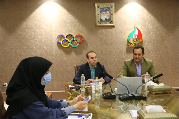 برگزاری جلسه آنلاین فخری و فتاحیان بامسئولین کمیته برگزارکننده بازیهای المپیک 2020