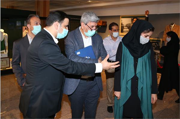 بازدید ریاست دانشگاه علوم تحقیقات و فناوری از موزه ملی ورزش و امضا تفاهم نامه همکاری با کمیته ملی المپیک 13