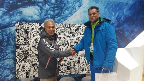 المپیک زمستانی نوجوانان 2016 - نروژ؛دیدار طالبی با دبیرکل فدراسیون اسکی ژاپن
