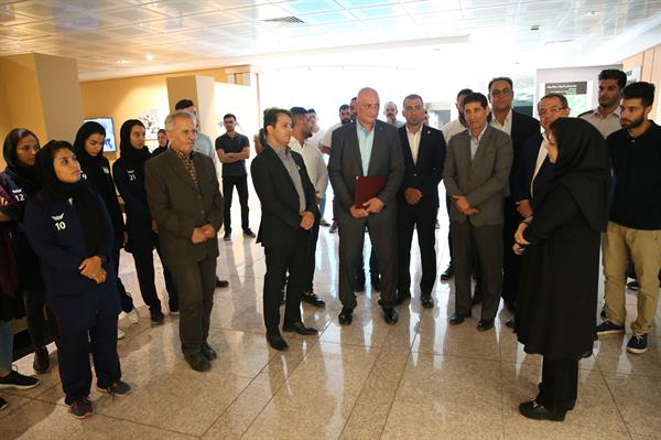 مراسم اهدا کاپ افتخارآفرینان ورزش راگبی و بازدید از موزه ملی ورزش،المپیک و پارالمپیک 21