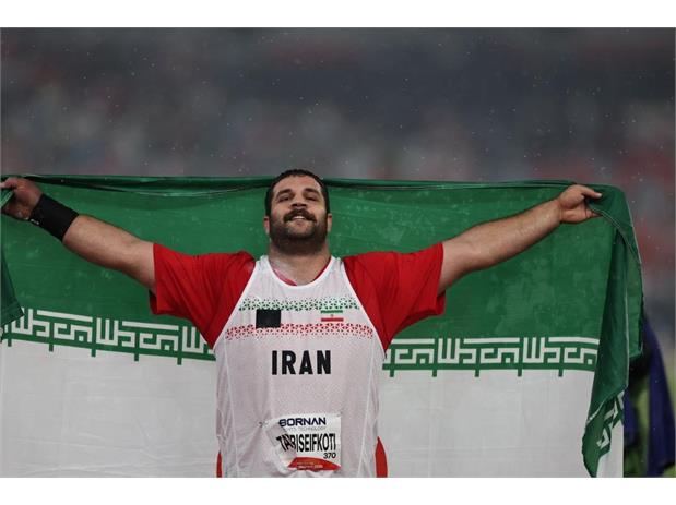 بازی های آسیایی آیچی- ناگویا؛ طیبی هفتمین طلای ایران را در پرتاب وزنه ضرب کرد