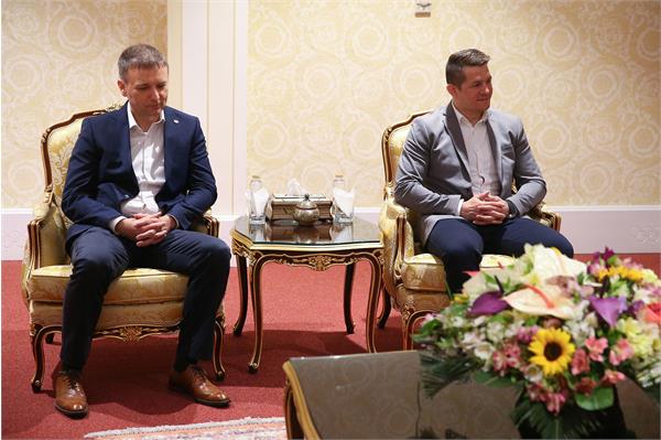 دیدار با رییس اتحادیه کشتی جهان 6