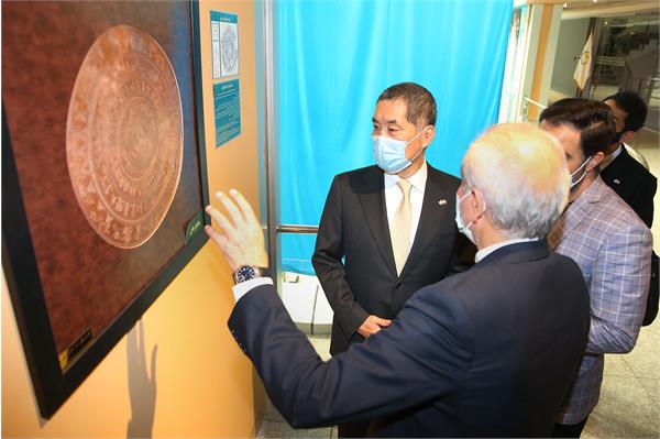 بازدید سفیر ژاپن از موزه ملی ورزش، المپیک و پارالمپیک 1