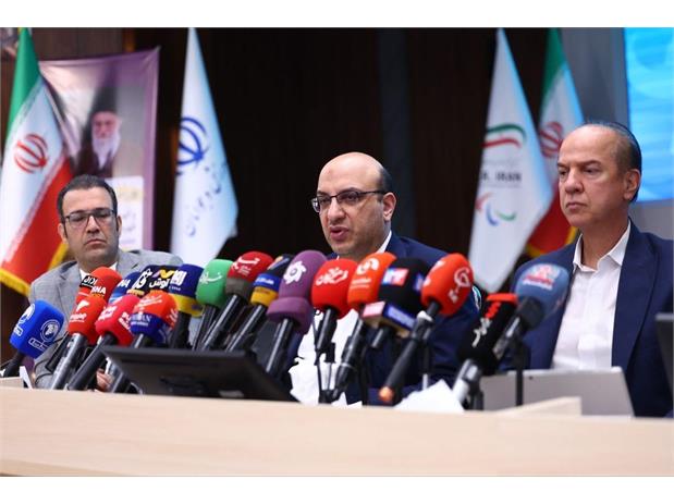 نشست خبری دبیرکل کمیته ملی المپیک و سرپرست کاروان ایران برای بازیهای آسیایی برگزار شد