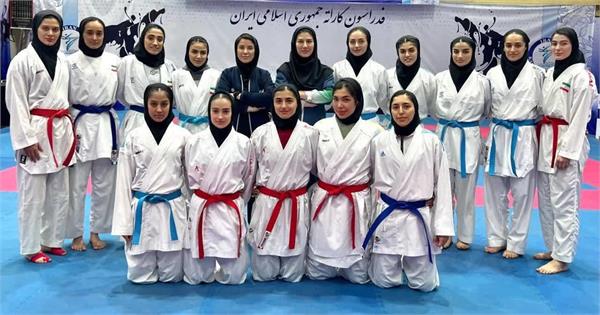 تمرینات مشترک تیم های ملی کاراته بانوان اعزامی به رقابتهای قهرمانی آسیا و دانشجویان جهان