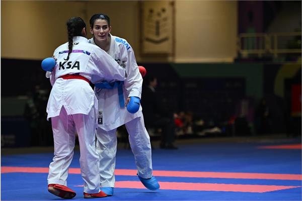 بازی های کشورهای اسلامی ریاض؛ آتوسا گلشادنژاد فینالیست وزن منهای ۶۰ کیلو شد