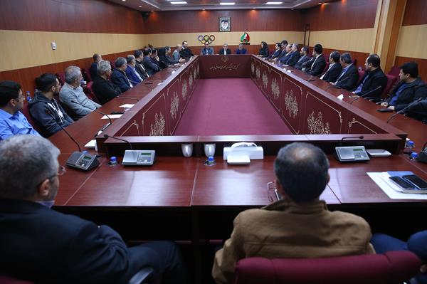 جلسه تودیع و معارفه حوزه ریاست کمیته ملی المپیک 1