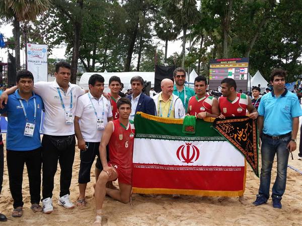 چهارمین دوره بازیهای ساحلی آسیایی_تایلند؛کبدی نهمین طلای کاروان ایران را به نام خود کرد