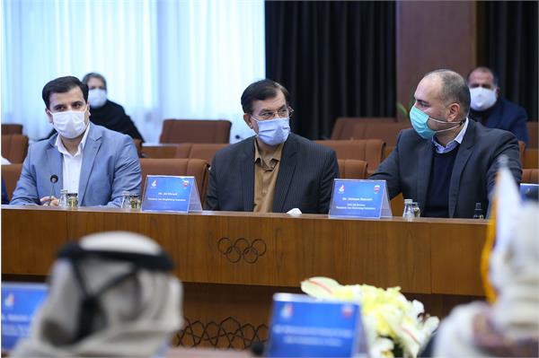 نشست مسئولان ورزش کشور با هیئت ورزشی کشور قطر 19