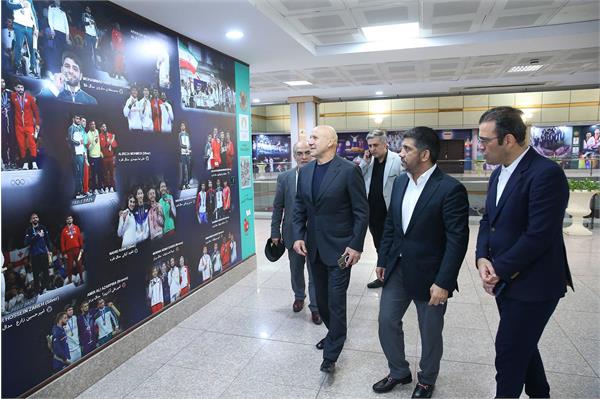 دیدار ریاست کمیته ملی المپیک با نایب رییس فدراسیون جهانی کشتی 4