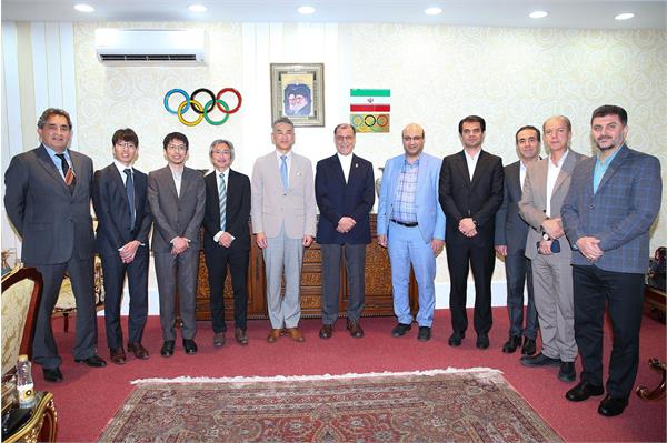 دیدار ریاست کمیته ملی المپیک با سفیر ژاپن در ایران 5