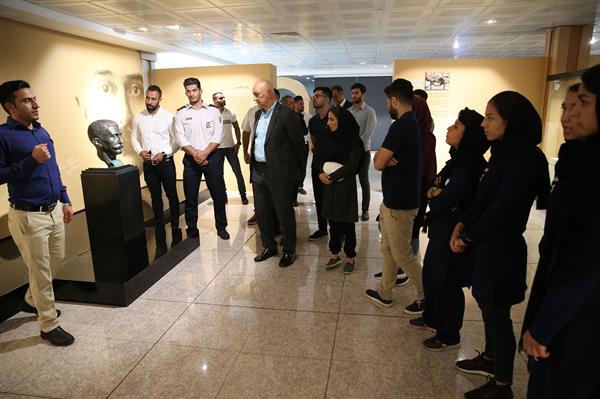 مراسم اهدا کاپ افتخارآفرینان ورزش راگبی و بازدید از موزه ملی ورزش،المپیک و پارالمپیک 28