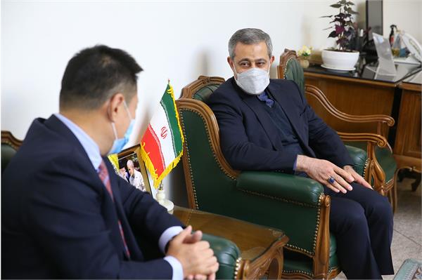 دیدار دبیرکل کمیته ملی المپیک با مسوولان سفارت چین در ایران 3