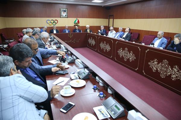 بازدید روساء و دبیران کل کمیته ملی المپیک از موزه ملی ورزش، المپیک و پارالمپیک 19