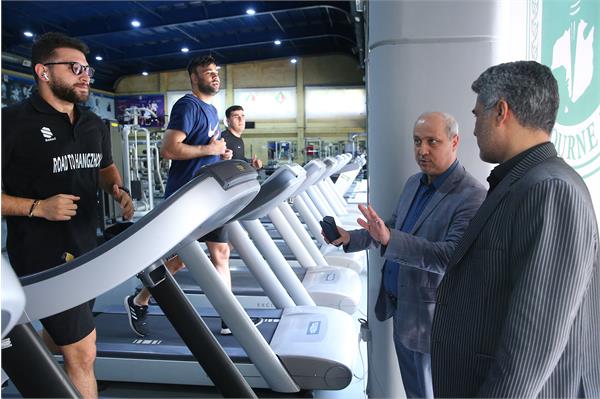 بازدید سرپرست کاروان المپیک پاریس از اردو سنگ نوردی، ژیمناستیک و شمشیربازی 3