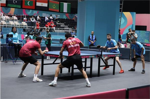 بازی های کشورهای اسلامی ریاض؛ پیروزی قاطع ملی‌پوشان تنیس روی میز ایران برابر قطر