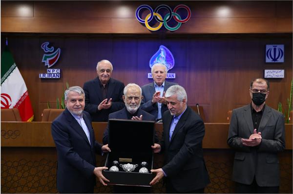 آیین تکریم و معارفه ریاست کمیته ملی المپیک 56