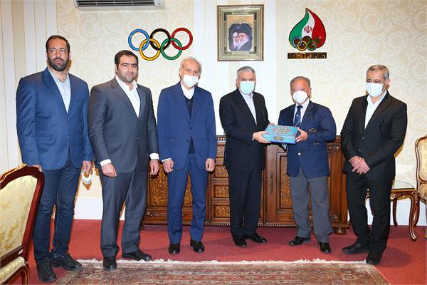 دیدار ریاست کمیته ملی المپیک با رییس فدراسیون جهانی پرورش اندام 11