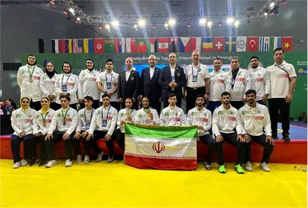 نایب‌قهرمانی ووشو ایران در جهان باکسب ۱۰ مدال رنگارنگ