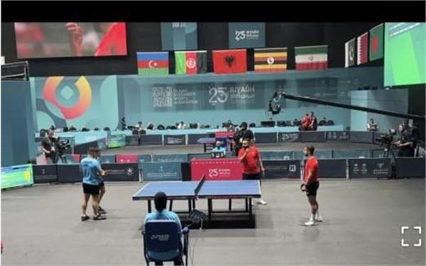 بازی‌های کشورهای اسلامی ریاض؛صعود تیم دوبل تنیس‌روی‌میز مردان ایران به یک‌چهارم‌نهایی