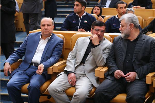 مراسم بدرقه کاروان ورزشی اعزامی به بازی های آسیایی و تقدیر از قهرمانان کشور 34