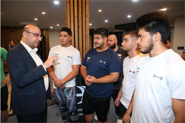 بازدید دبیرکل کمیته ملی المپیک از اردو وزنه برداری  10