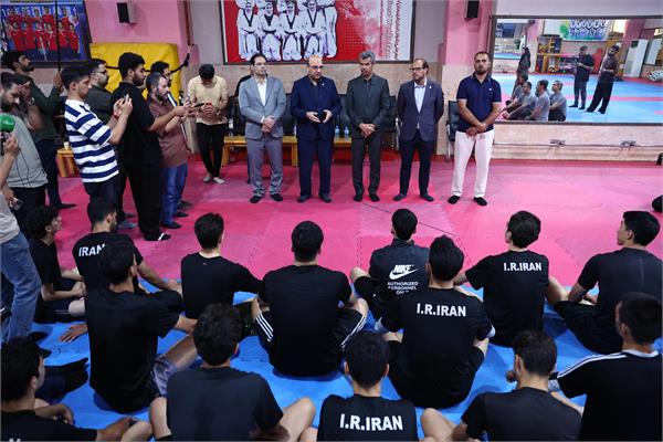 بازدید دبیرکل کمیته ملی المپیک از اردو تکواندو،کوراش و کاراته 47