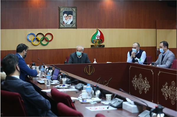 جلسات سرپرست کاروان المپیک توکیو با فدراسیون های وزنه برداری و قایقرانی 8
