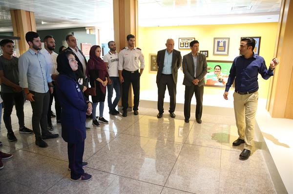 مراسم اهدا کاپ افتخارآفرینان ورزش راگبی و بازدید از موزه ملی ورزش،المپیک و پارالمپیک 24