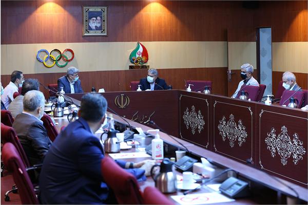 بازدید ریاست دانشگاه علوم تحقیقات و فناوری از موزه ملی ورزش و امضا تفاهم نامه همکاری با کمیته ملی المپیک 19