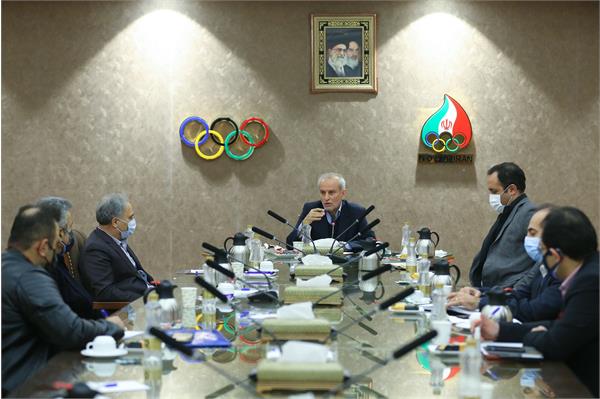 نشست کادر سرپرستی المپیک توکیو با فدراسیونهای کاراته، دوومیدانی و شمشیربازی 1