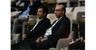 بازی های کشورهای اسلامی ریاض؛ وزیر ورزش و دبیر کل کمیته ملی المپیک نظاره گر دیدار والیبال ایران و ترکیه