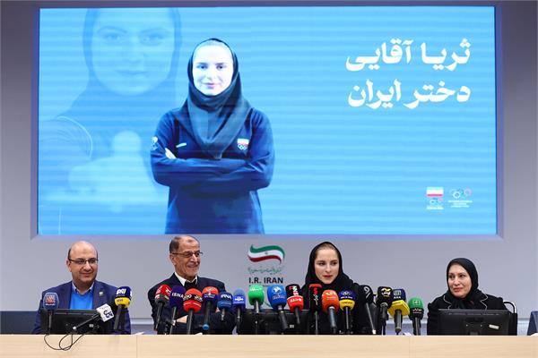 کنفرانس مطبوعاتی عضویت ثریا آقایی در کمیته بین المللی المپیک 13