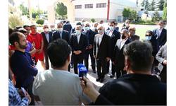 بازدید وزیر ورزش و جوانان از آکادمی ملی المپیک و افتتاح سالن فانکشنال 13