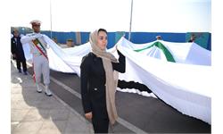 برافراشتن پرچم المپیک بمناسبت روز المپیک 7