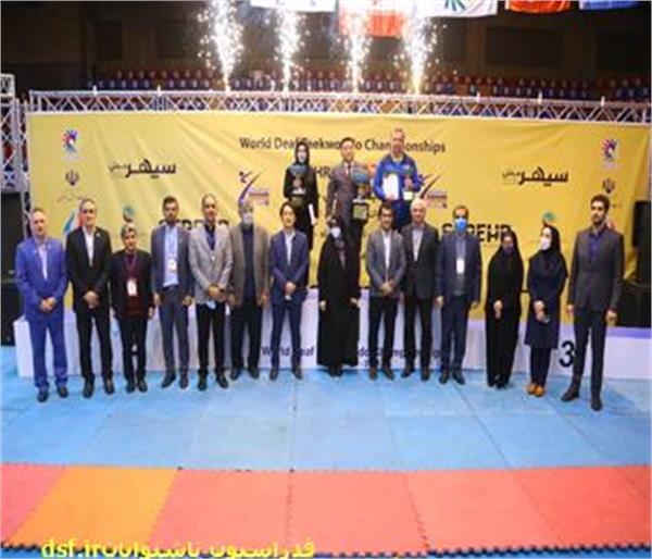 نایب قهرمانی بانوان تکواندوکار ناشنوای ایران / روسیه قهرمان شد