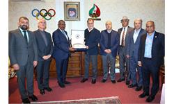 Meeting with the president of the Asian Athletics Federation - Photo: Javid Nikpour