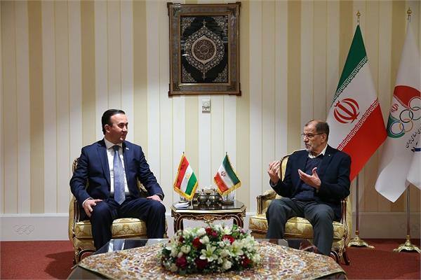 NOC President Hosts Tajikistani Sports Minister