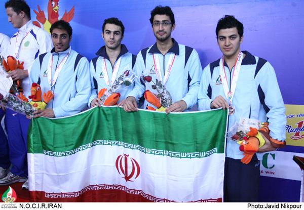 سومین دوره بازیهای داخل سالن آسیا- ویتنام، ایران با 27 مدال در مکان پنجم جدول رده بندی توزیع مدال ها