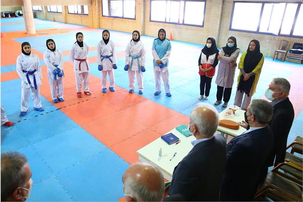 بازدید مسولان کمیته ملی المپیک از اردو تیم ملی کاراته بانوان 5