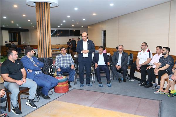 بازدید دبیرکل کمیته ملی المپیک از اردو وزنه برداری  16