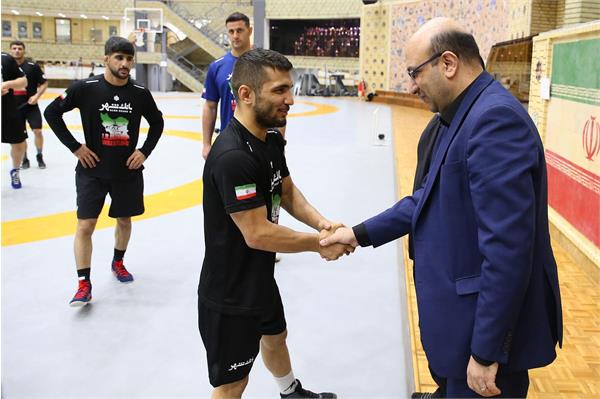 بازدید دبیرکل کمیته ملی المپیک از اردو کشتی آزاد و فرنگی- 20