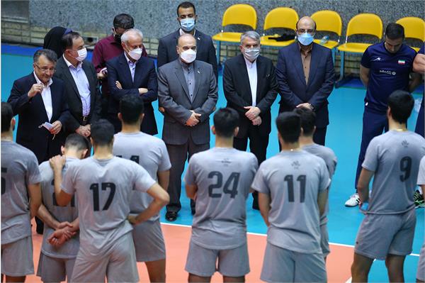 بازدید از اردو تیم ملی کشتی و والیبال 7