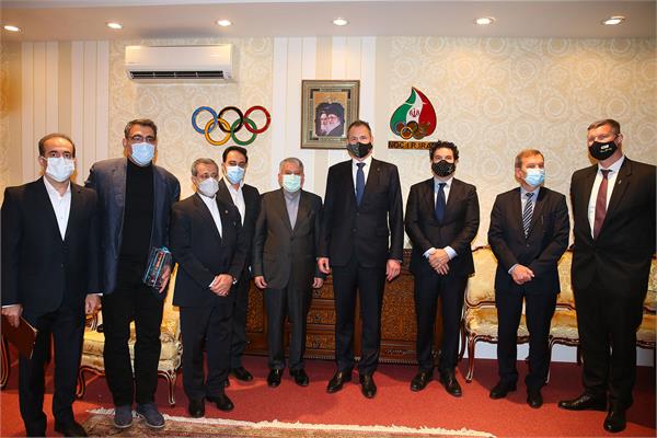 دیدار های ریاست کمیته المپیک مجارستان در ایران 29
