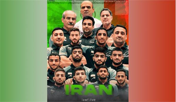 مسابقات قهرمانی آسیا ؛ قهرمانی مقتدرانه آزادکاران جوان با 8 مدال طلا
