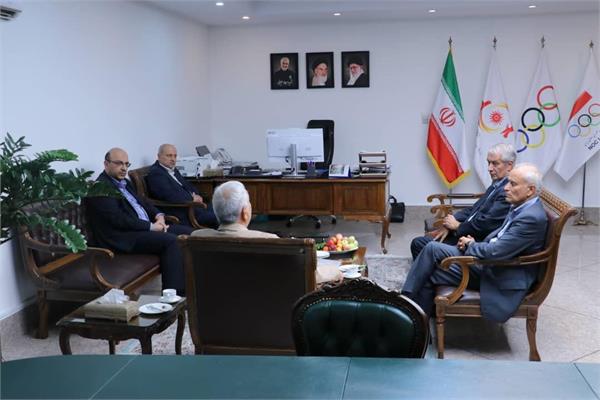 نشست دکترعلی نژاد با دبیران کل سابق کمیته ملی المپیک برگزار شد
