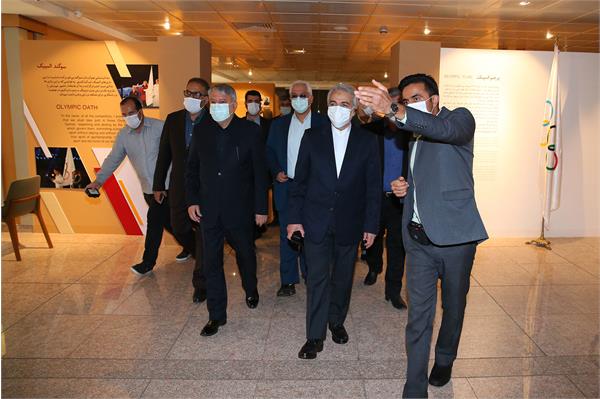 بازدید دکتر نوبخت از موزه ملی ورزش، المپیک و پارالمپیک 1