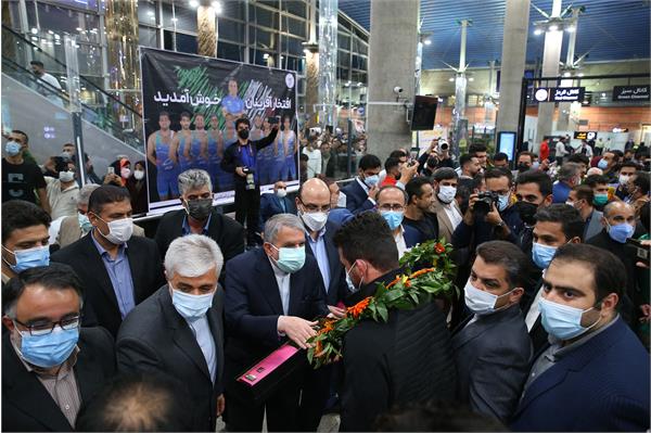 استقبال از تیم ملی کشتی فرنگی 7